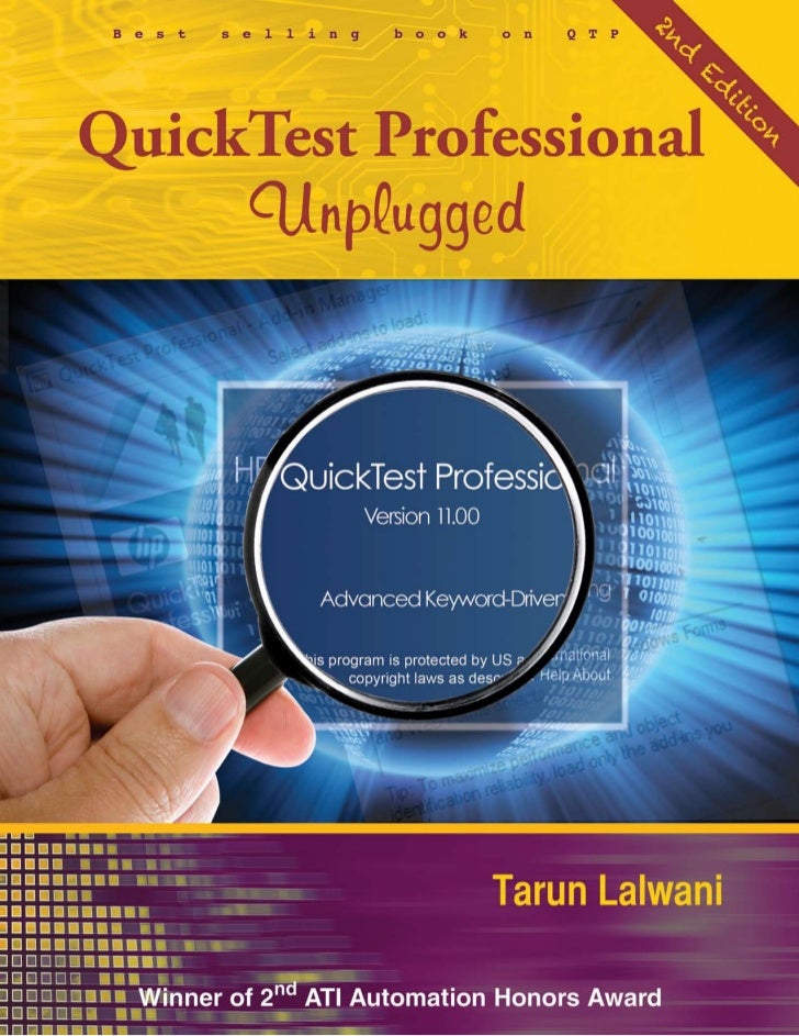 quicktest professional unplugged 2nd edition by tarun lalwani